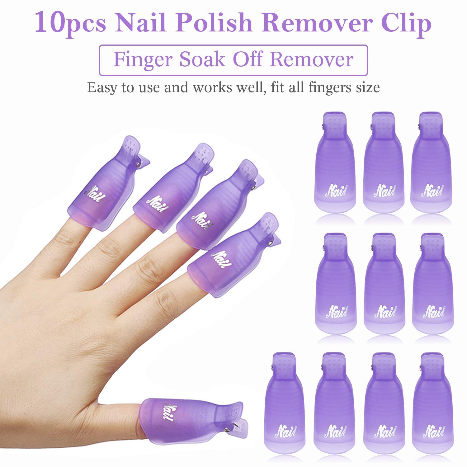 Nail Art Gel Polish - LULAA 10 uds/16 Uds plástico acrílico