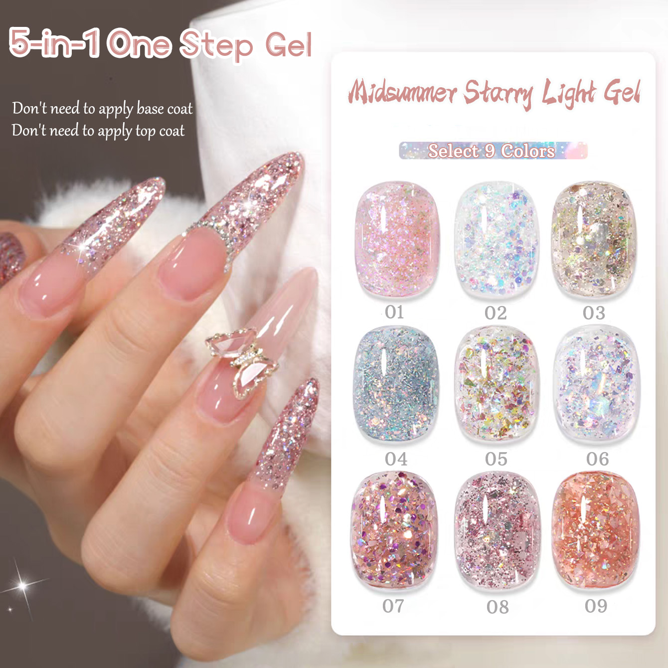 Nail Art One Stroke - 1 unidad de Esmalte de Uñas