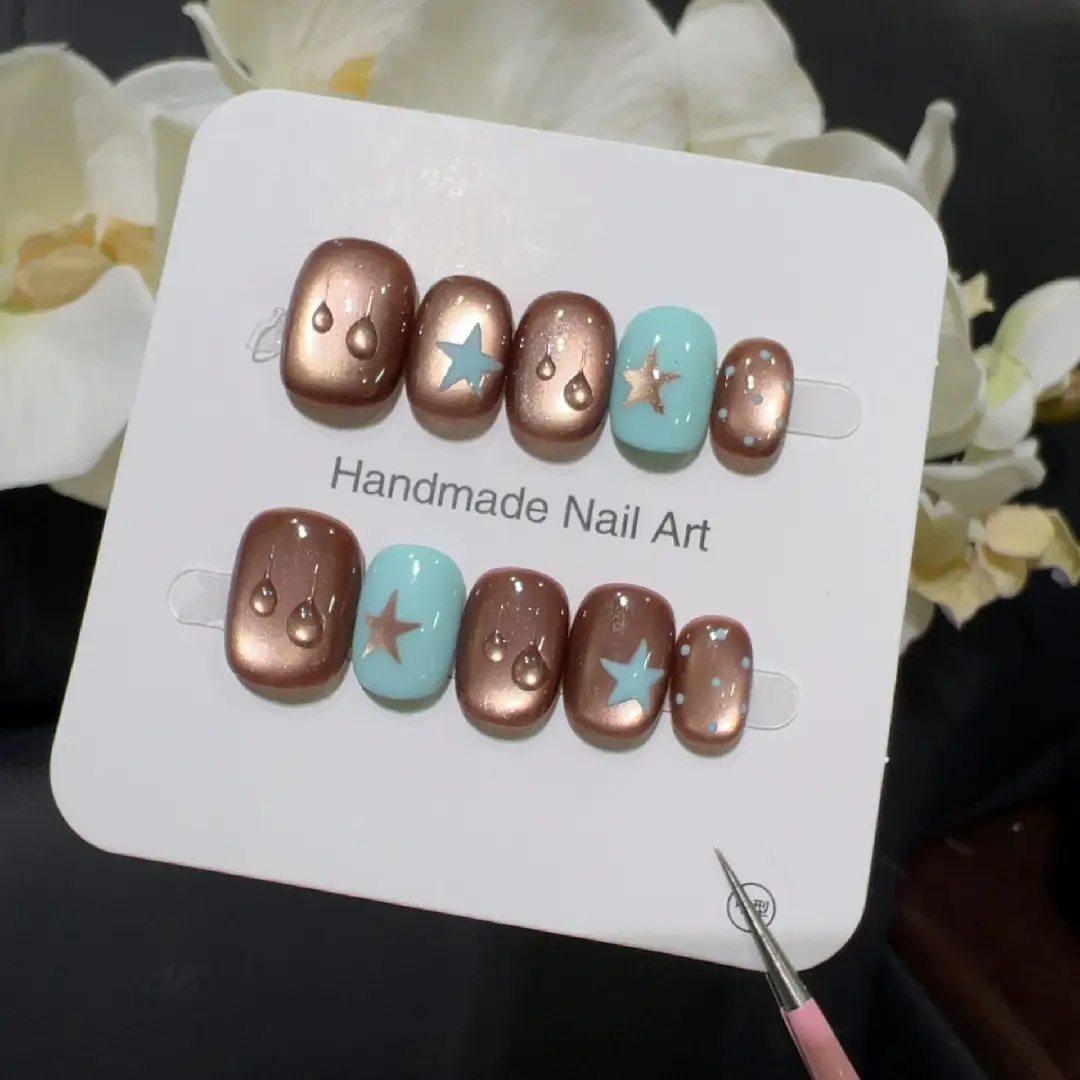Nail Art French Nails - 10 Uds. De uñas de punta