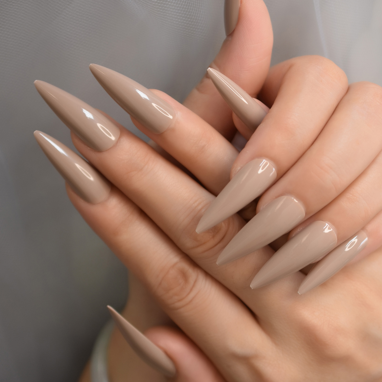 Nail Art Full Design - Presione en uñas postizas stiletto tamaño