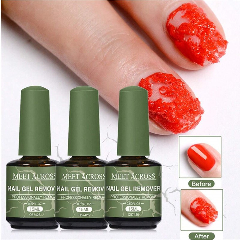 Nail Gel Polish Set - Set de 1/3 Piezas de Removedor