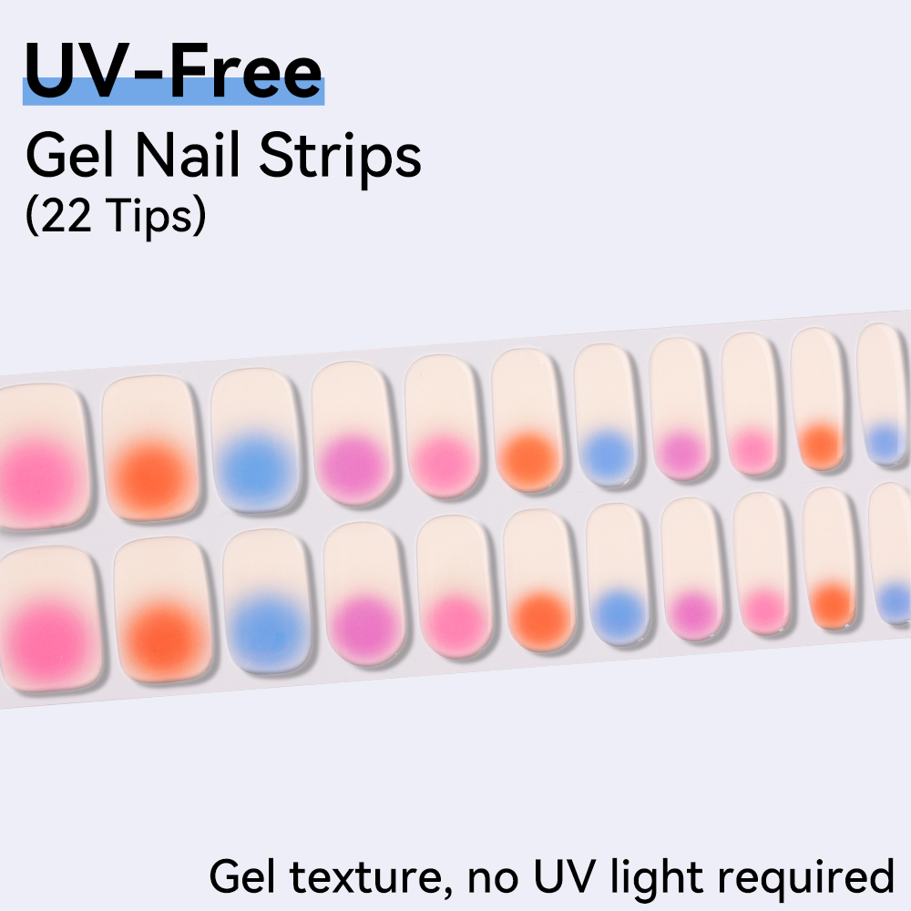 Nail Art Full Design - Tiras de pegatinas para uñas sin