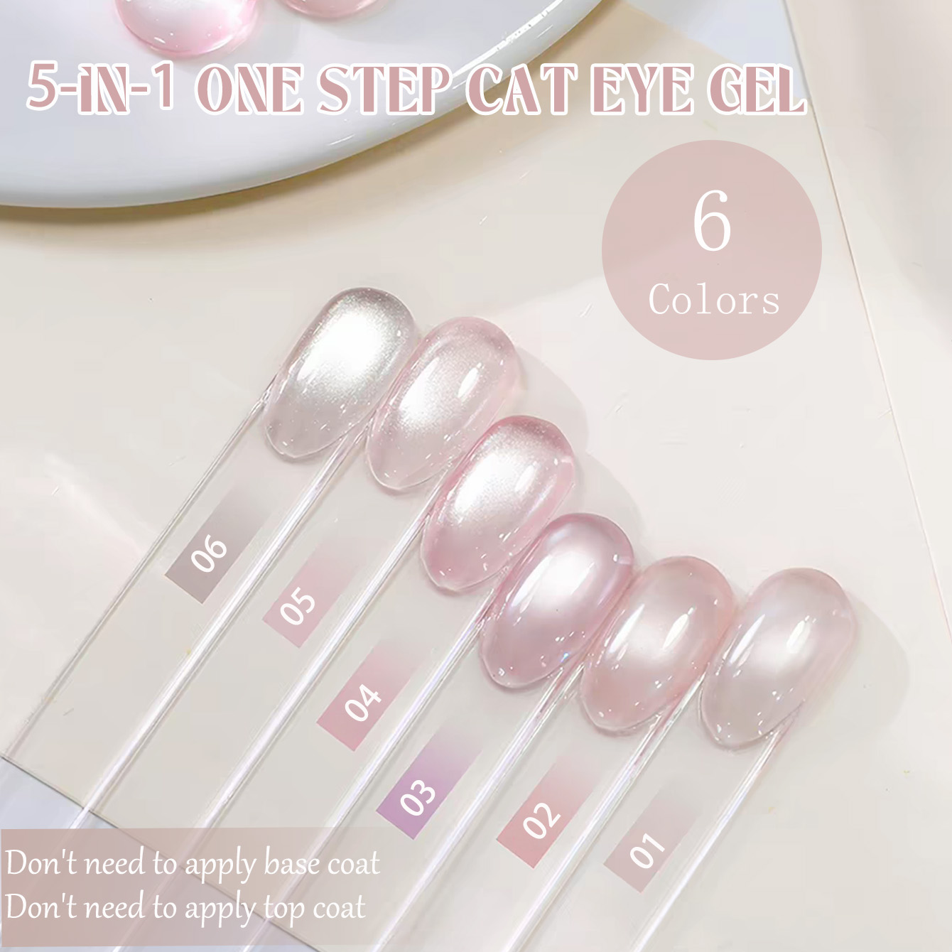 SHAKA 1-6 piezas Gel Transpare - Nail Art One Stroke reseña y precio