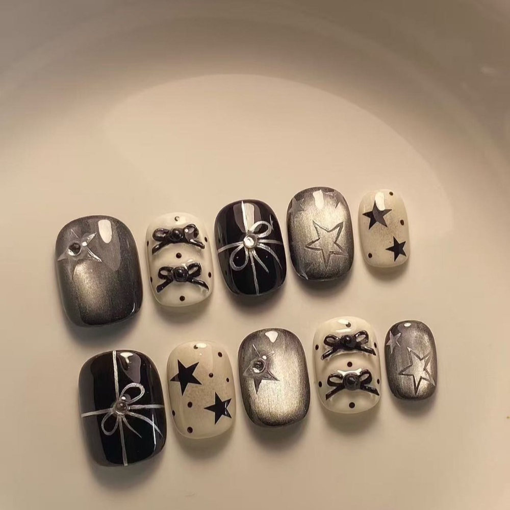 10 piezas Otoño Invierno Simpl - Nail Art Cat Eye Simple reseña y precio