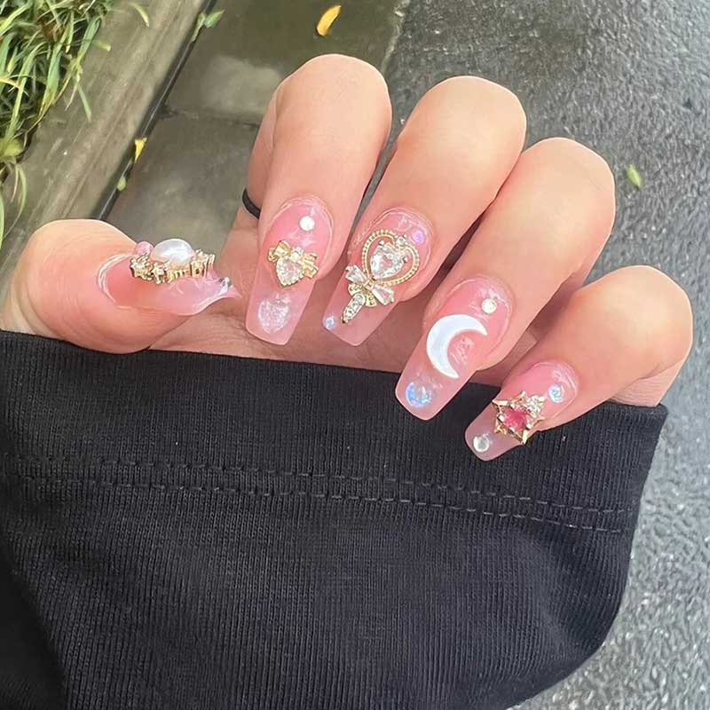 24 unids/caja de uñas postizas - Nail Art Maroon reseña y precio