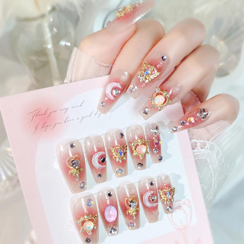 24 unids/caja de uñas postizas - Nail Art Maroon reseña y precio