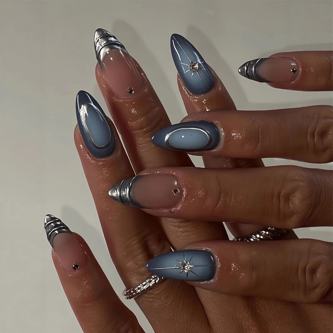 Juego de 24 Uds de uñas cortas - Nail Art Maroon reseña y precio