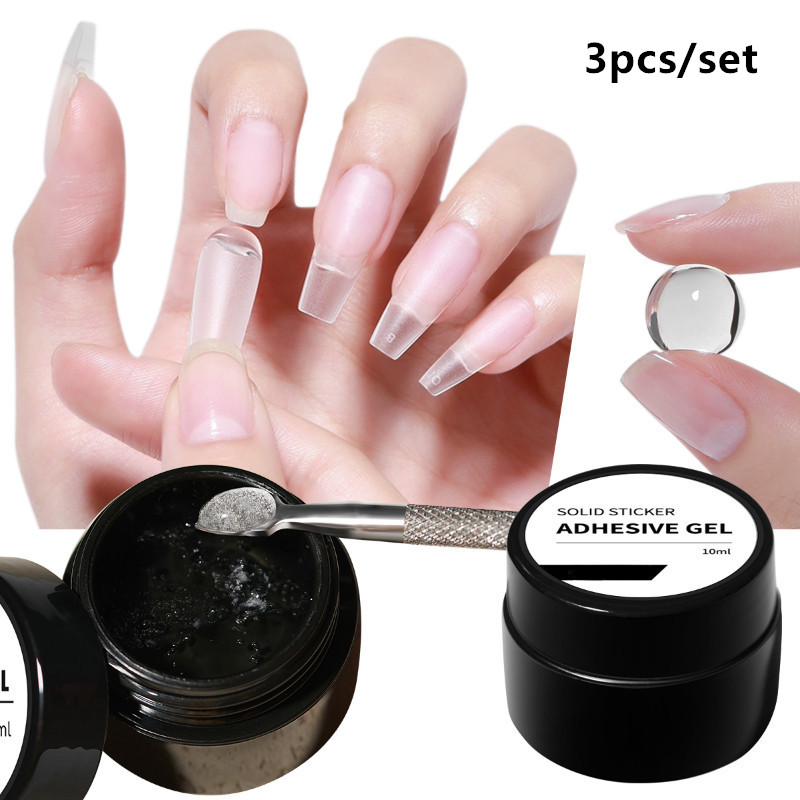 3 unids/set puntas de uñas sól - Nail Gel Polish Set reseña y precio