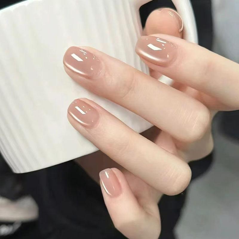 10 Uds. Uñas postizas de moda  - Nail Art Cat Eye Simple reseña y precio