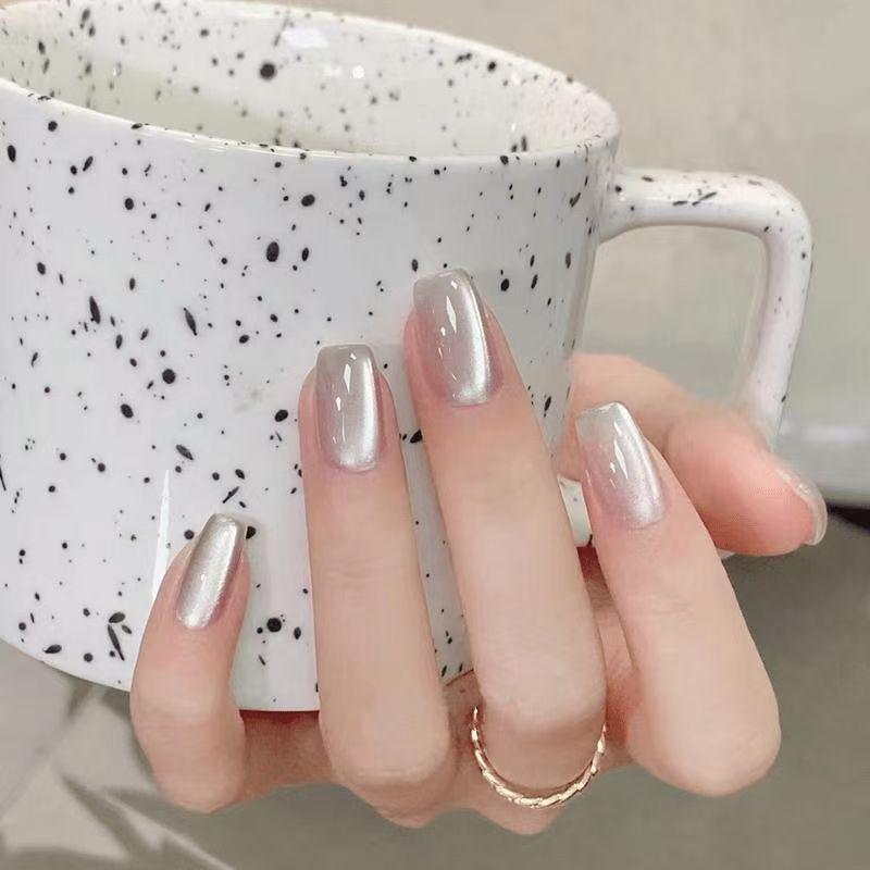 10 Uds. Uñas postizas de moda  - Nail Art Cat Eye Simple reseña y precio