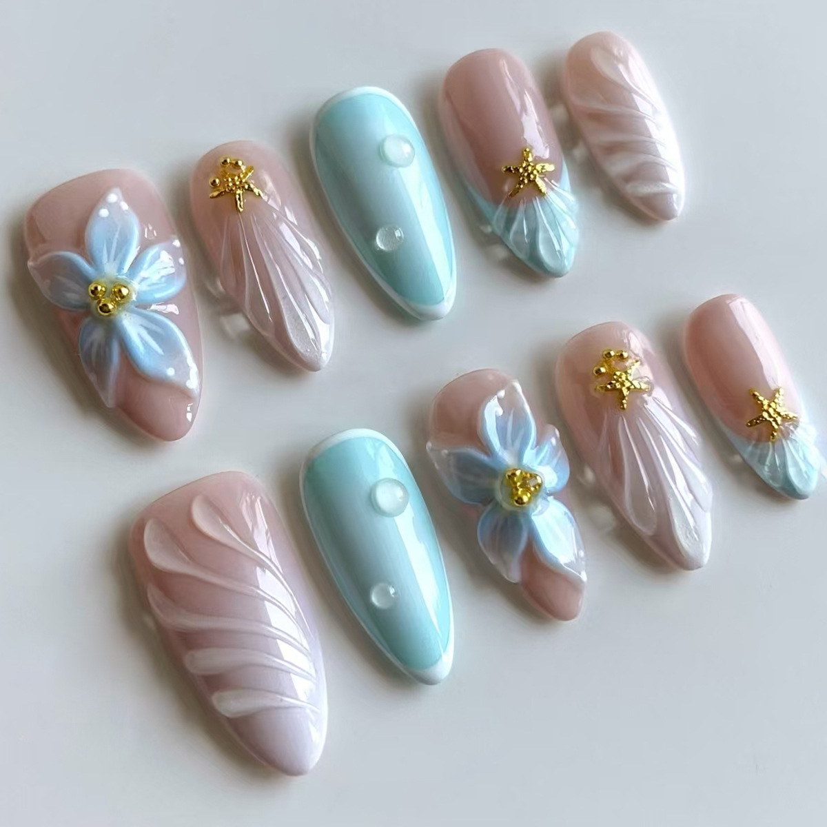 24 Uñas Postizas con Diseño de - Nail Art Full Design reseña y precio