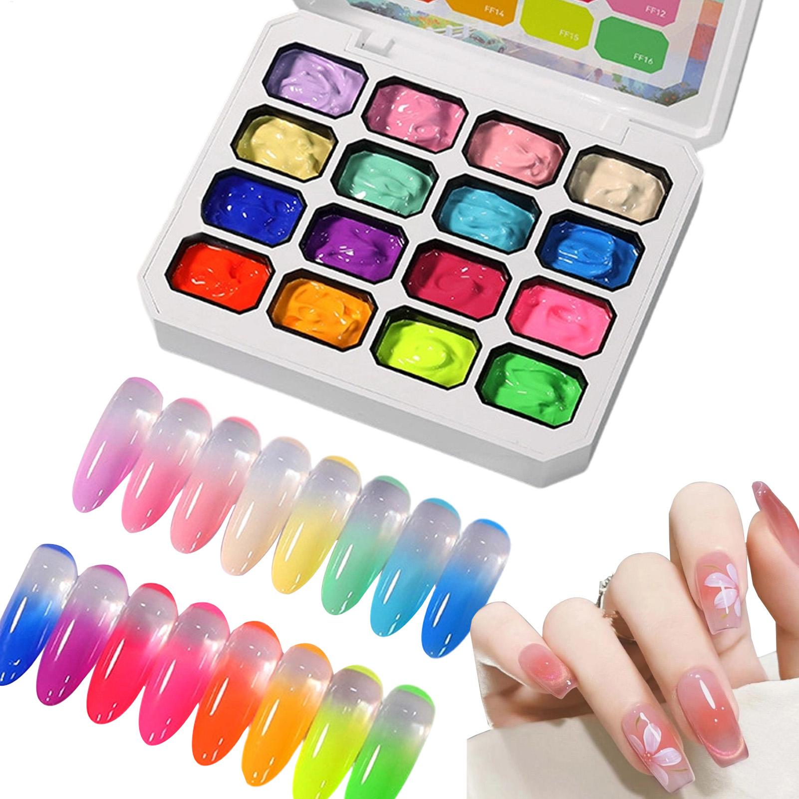 Set de Esmalte de Uñas en Gel, - Nail Gel Polish Set reseña y precio