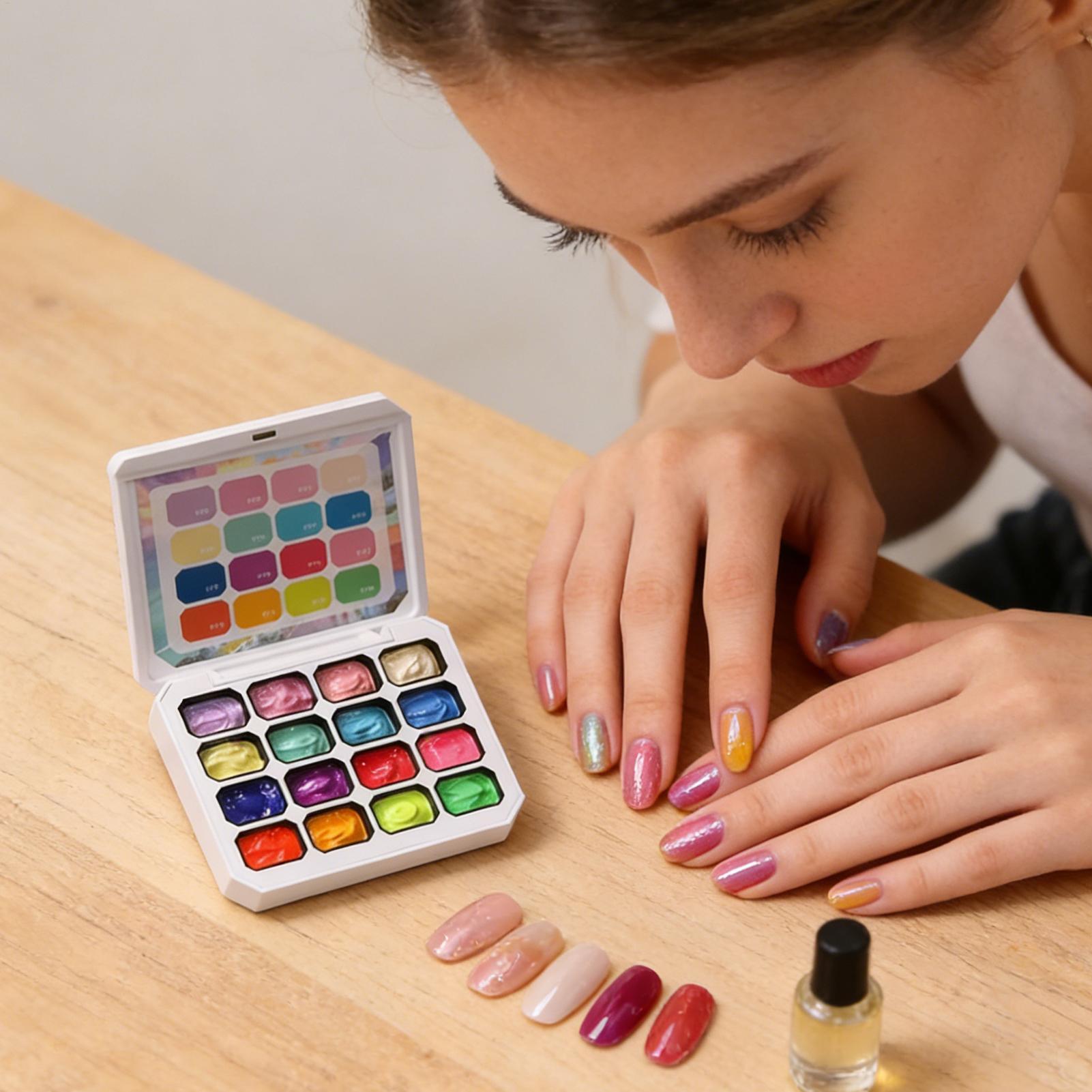 Set de Esmalte de Uñas en Gel, - Nail Gel Polish Set reseña y precio