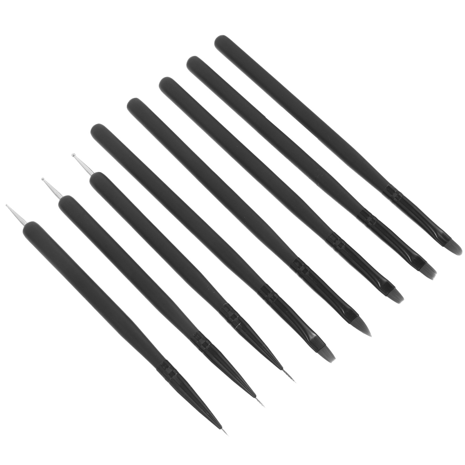 Kit de 8 Pinceles Profesionale - Nail Art Elegant reseña y precio