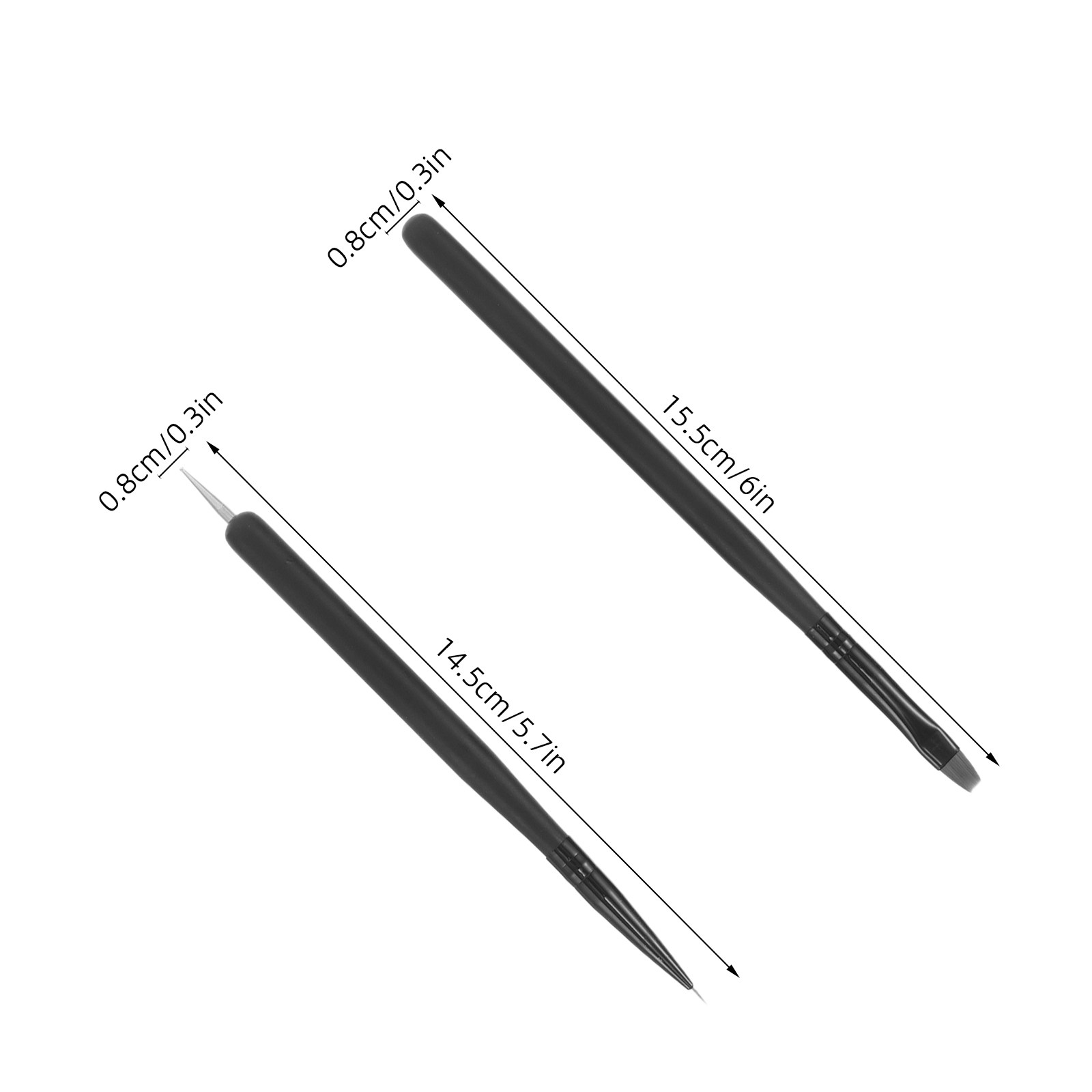 Kit de 8 Pinceles Profesionale - Nail Art Elegant reseña y precio