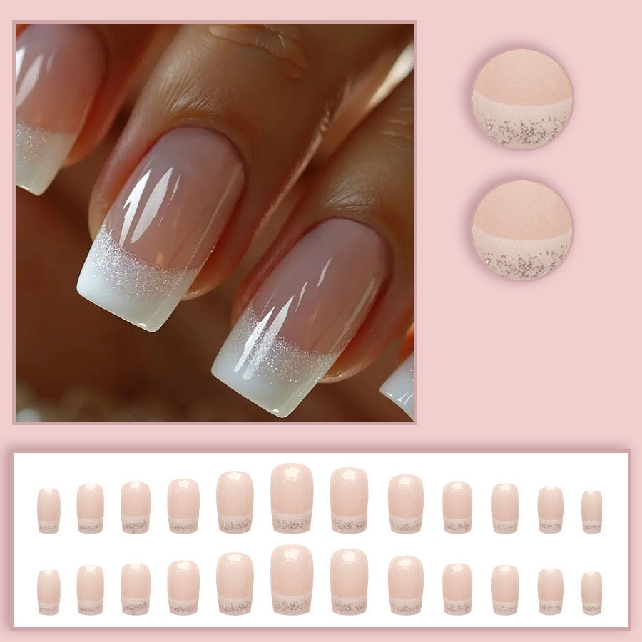 24 piezas/set de uñas postizas - Nail Art French Nails reseña y precio