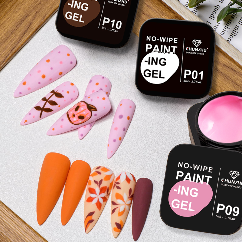 CHUNSHU Gel de pintura semisól - Nail Art Full Design reseña y precio
