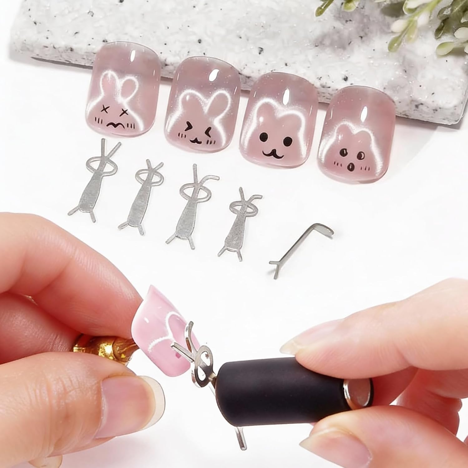 Juego de 10 Imanes para Uñas E - Nail Gel Polish Set reseña y precio