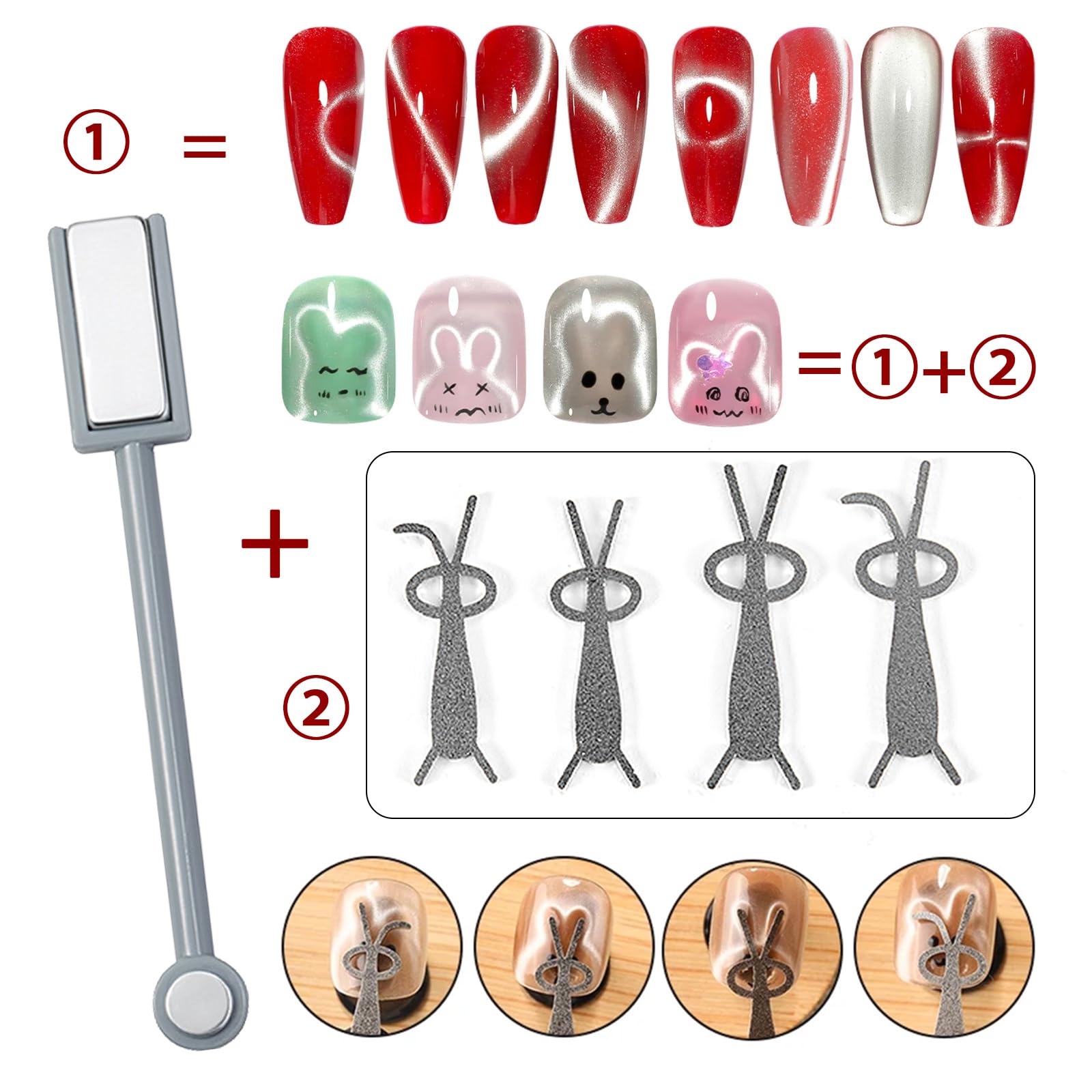 Juego de 11 imanes para decora - Nail Gel Polish Set reseña y precio