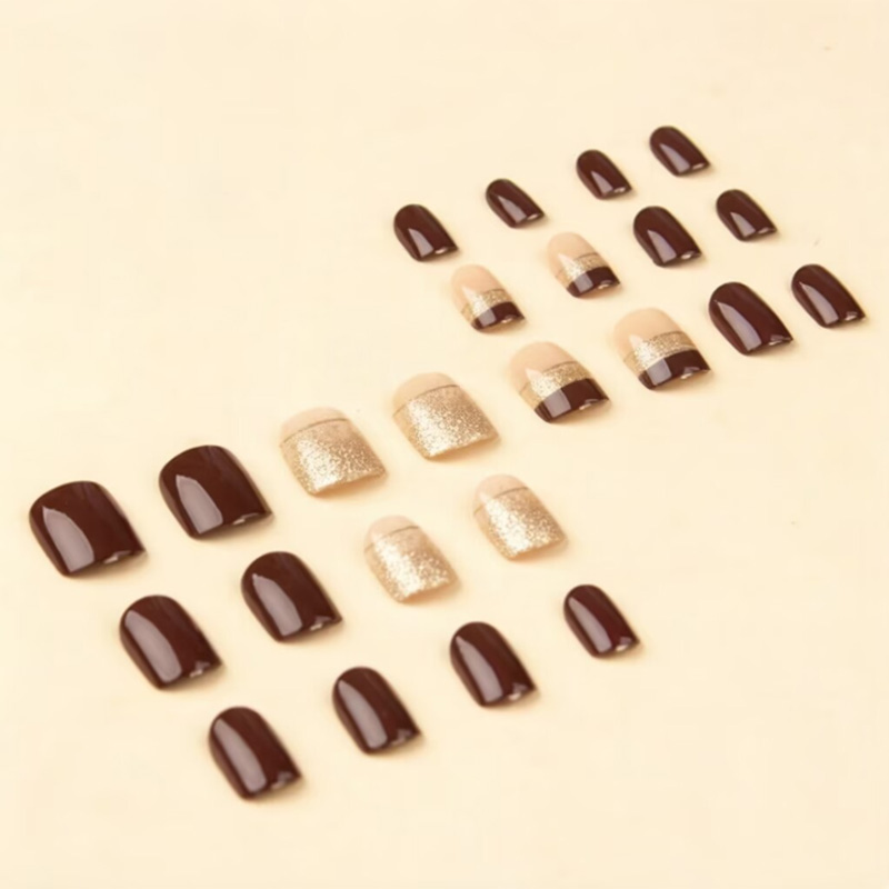 Uñas postizas cuadradas cortas - Nail Art Full Design reseña y precio