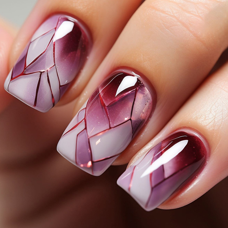 24 Uds. De uñas adhesivas de o - Nail Art Cat Eye Simple reseña y precio