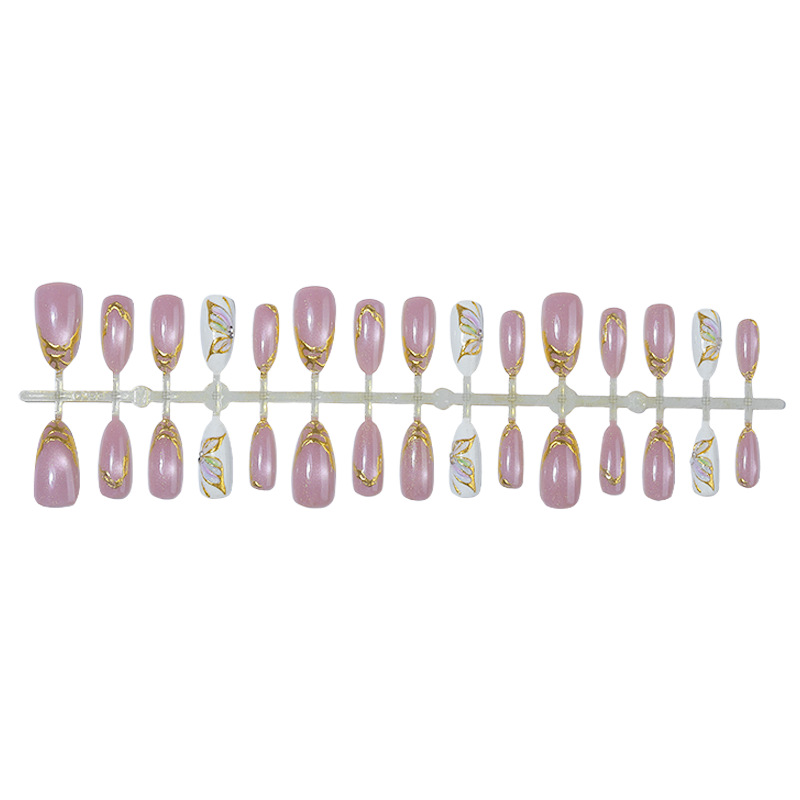 Uñas Postizas Almendradas Efec - Nail Art Cat Eye Simple reseña y precio