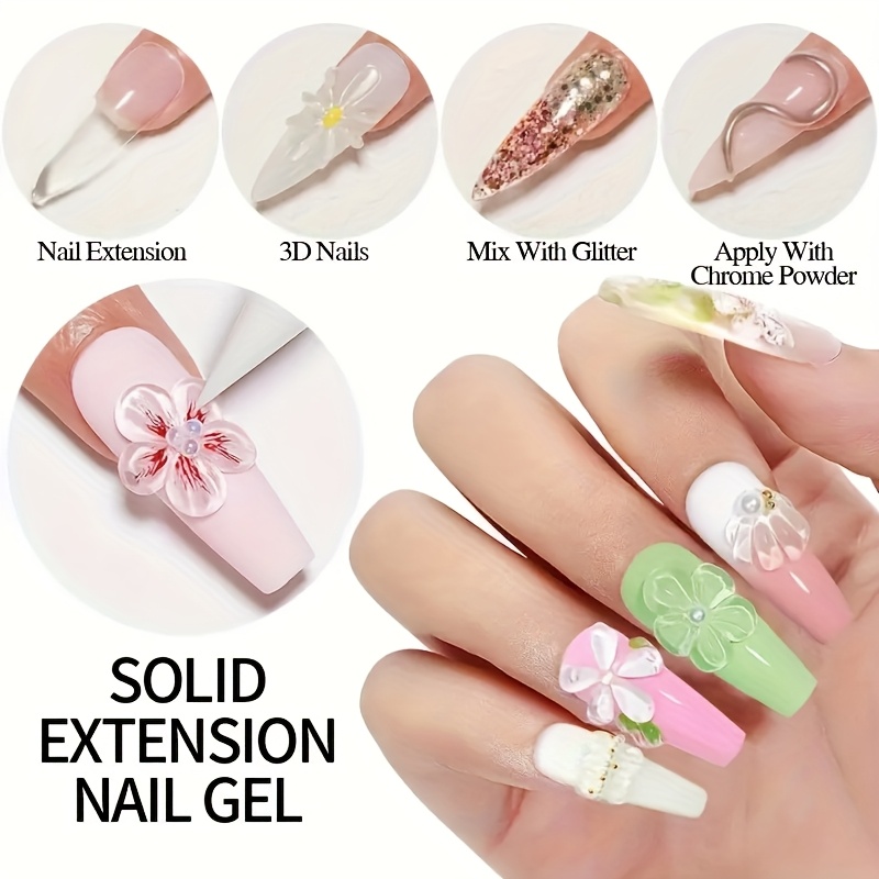 Gel de Uñas Transparente Antia - Nail Gel Polish Set reseña y precio