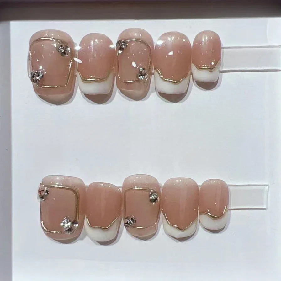 10 Uds. De uñas postizas franc - Nail Art Cat Eye Simple reseña y precio
