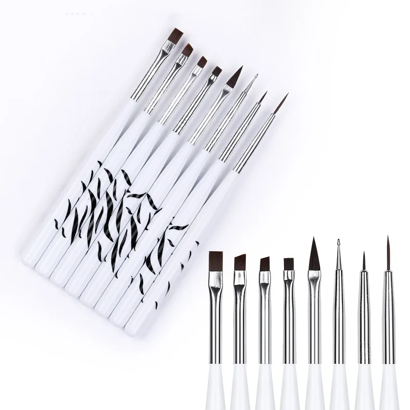Pincel para decoración de uñas - Nail Gel Polish Set reseña y precio