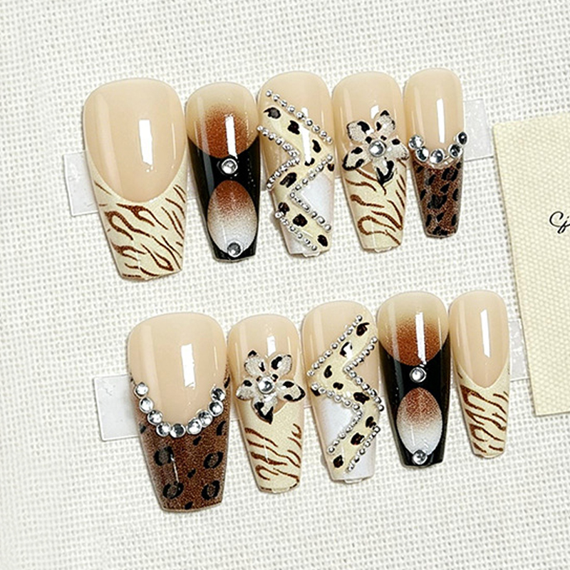 10 Uds. Uñas Postizas Francesa - Nail Art French Nails reseña y precio