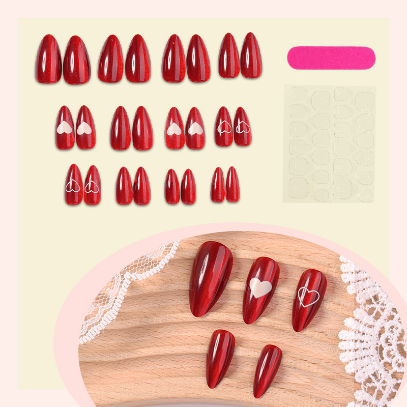 24 Uds. De uñas postizas simpl - Nail Art Cat Eye Simple reseña y precio