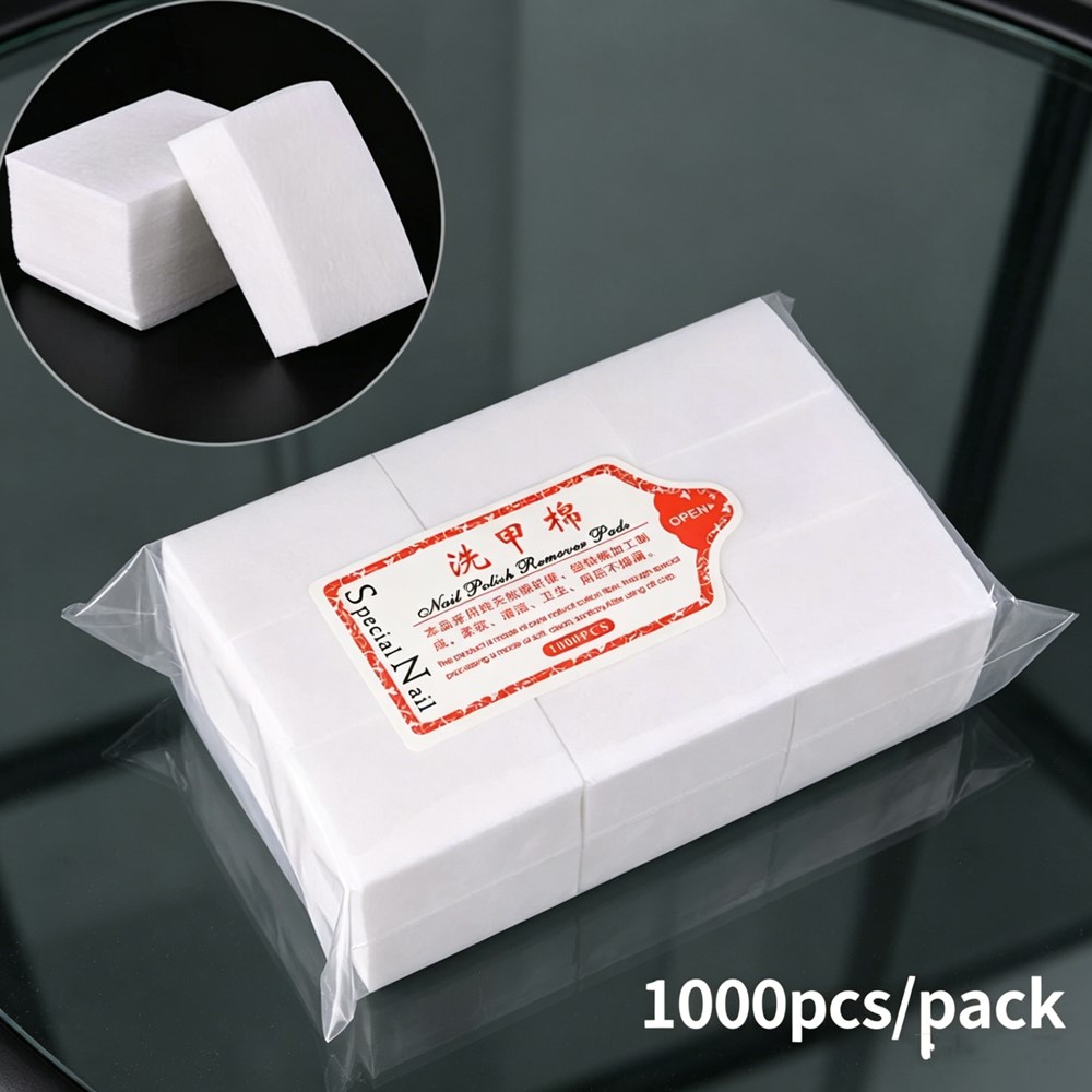 1000 Toallitas para Uñas Sin P - Nail Art Gel Polish reseña y precio