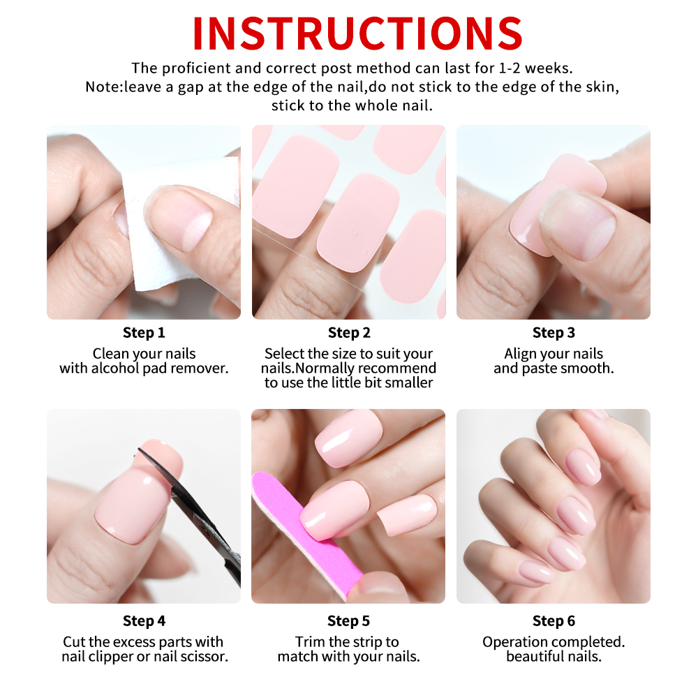 Tiras de pegatinas para uñas s - Nail Art Full Design reseña y precio