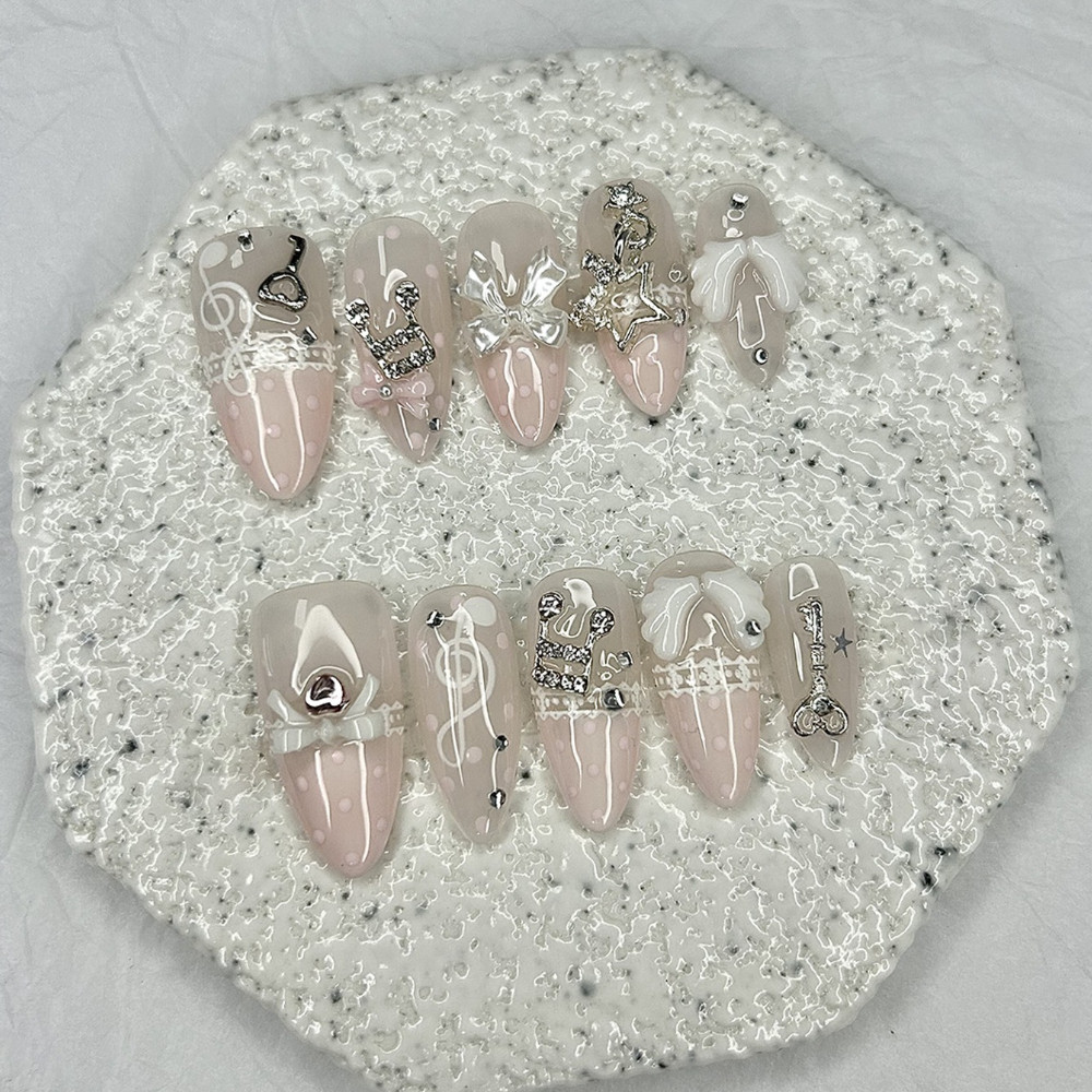 10 piezas Retro lindo 3D alas  - Nail Art French Nails reseña y precio