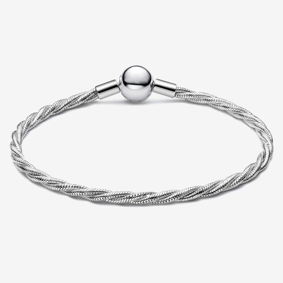 Pulsera de Plata 925 con Dijes - Nail Art Maroon reseña y precio