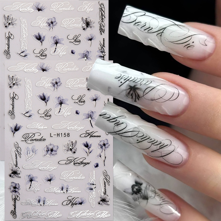 Pegatinas de Uñas con Diseño F - Nail Art Elegant reseña y precio