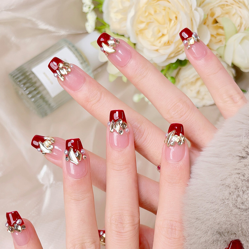 Kit de 10 Uñas Postizas Cortas - Nail Art Elegant reseña y precio