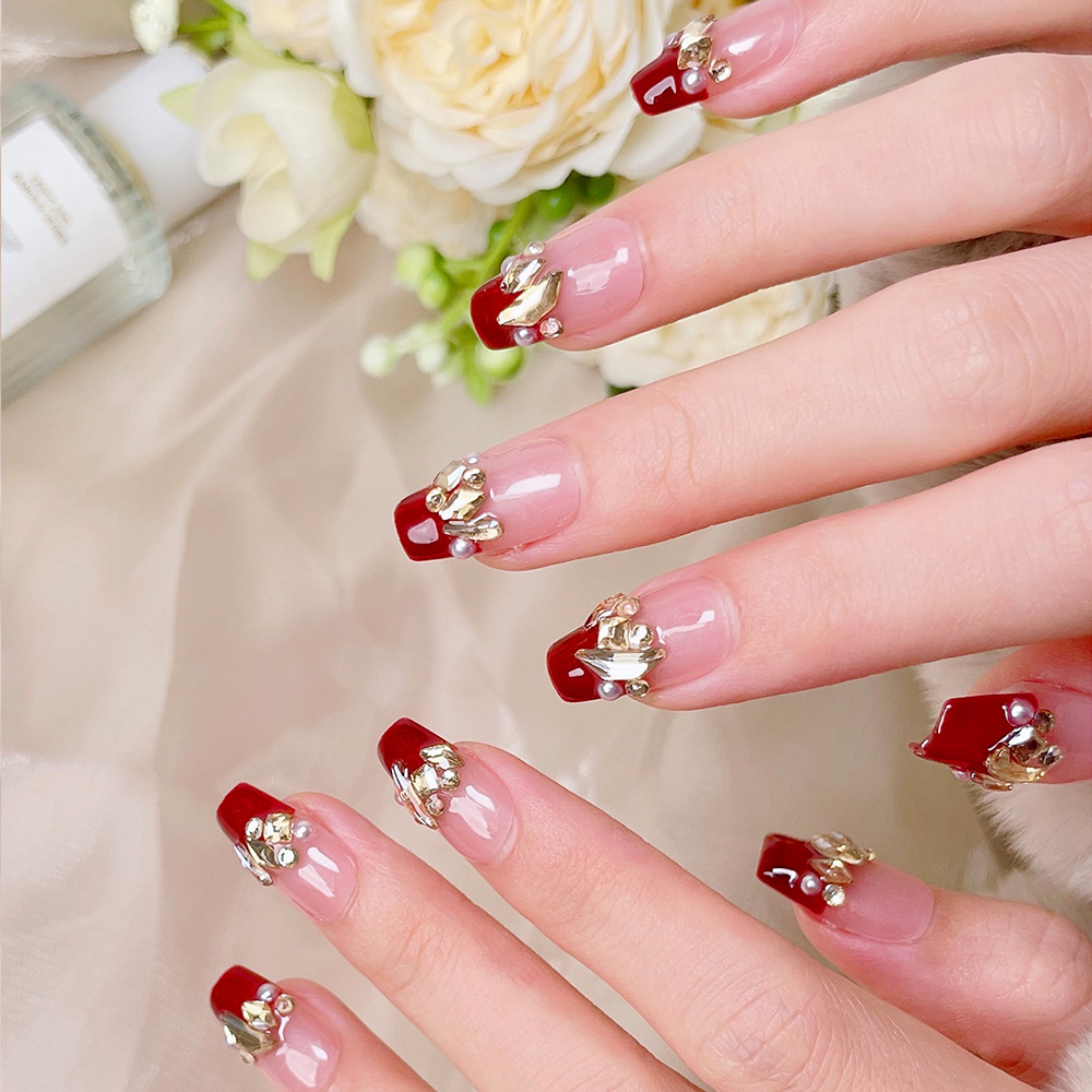Kit de 10 Uñas Postizas Cortas - Nail Art Elegant reseña y precio