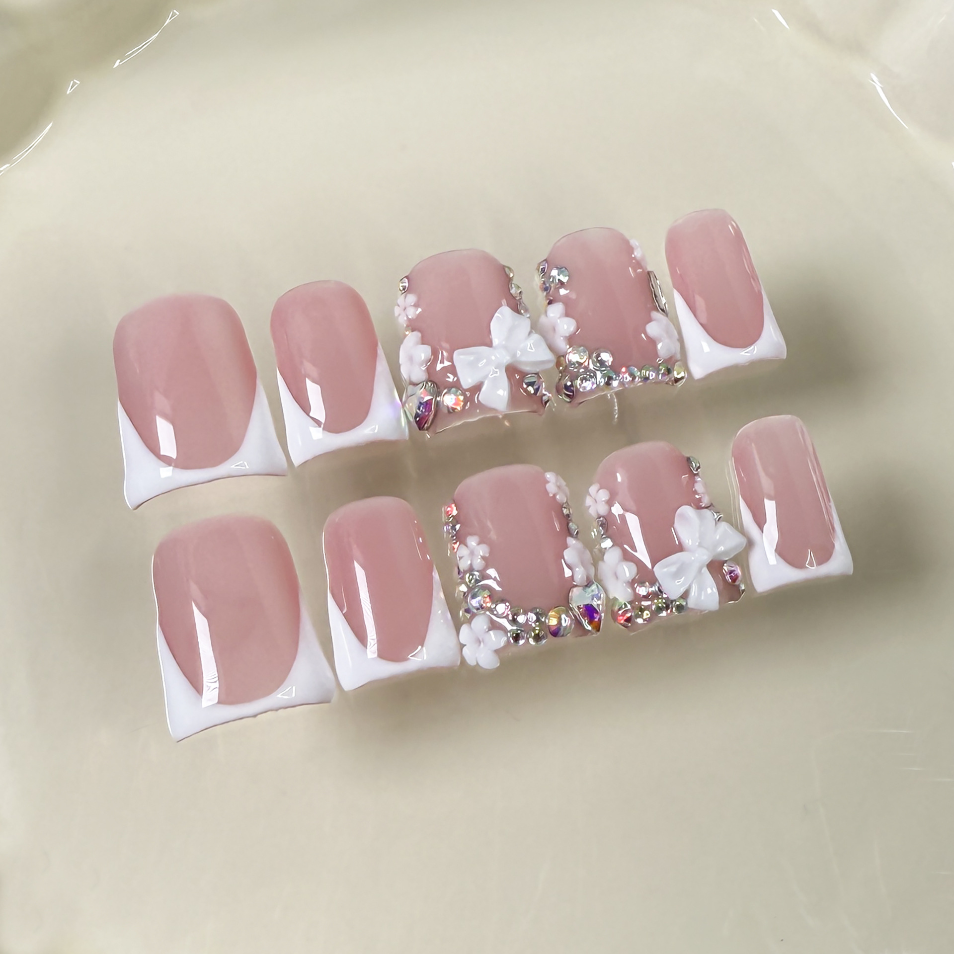 10 Uds. De pico de pato rosa h - Nail Art Full Design reseña y precio