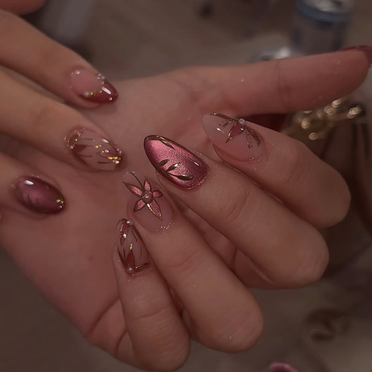 24 Uñas Postizas Francesas Sim - Nail Art Cat Eye Simple reseña y precio