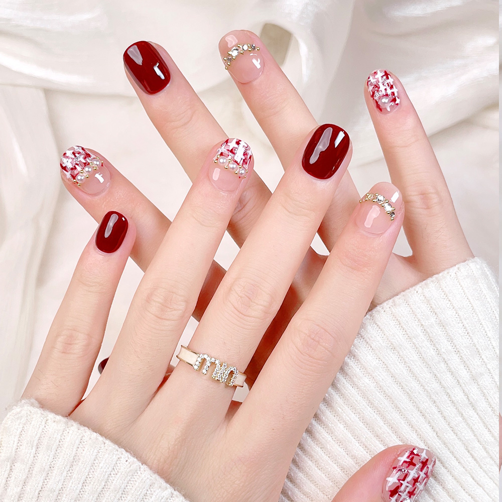 Kit de 10 Uñas Postizas Cortas - Nail Art Elegant reseña y precio