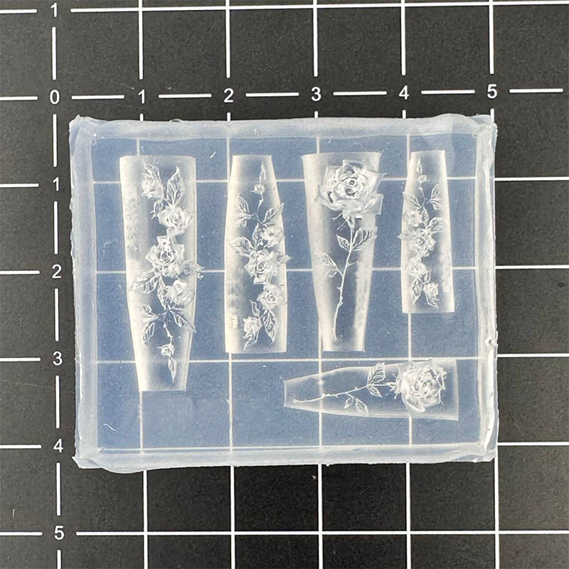 1 unidad de molde de silicona  - Nail Art Elegant reseña y precio