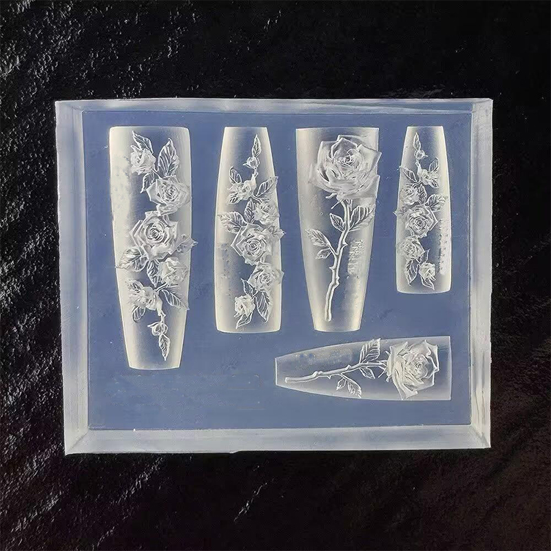 1 unidad de molde de silicona  - Nail Art Elegant reseña y precio
