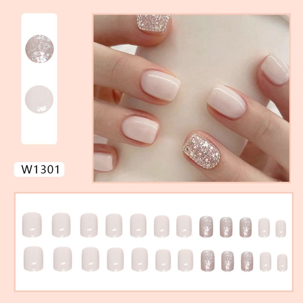 Uñas postizas francesas cuadra - Nail Art Full Design reseña y precio